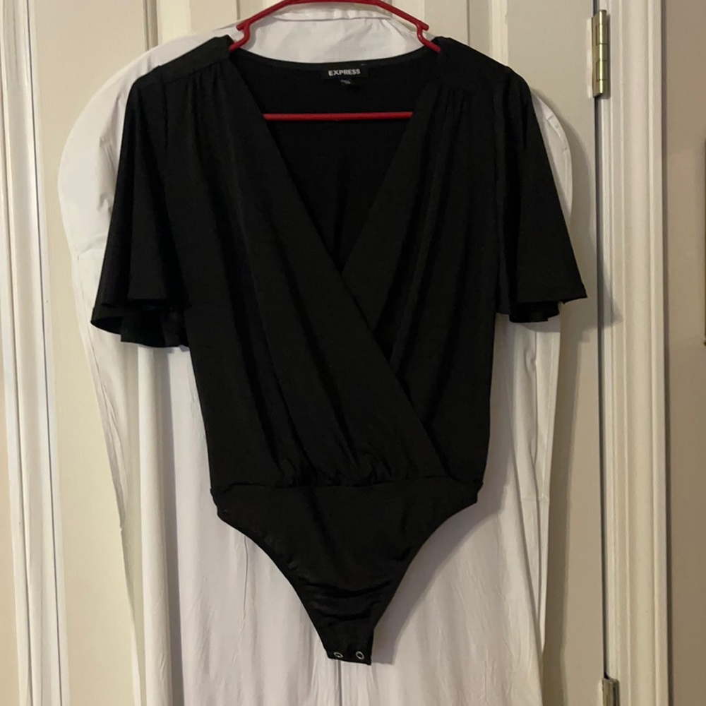 Express Black Extra Extra Small Bodysuit